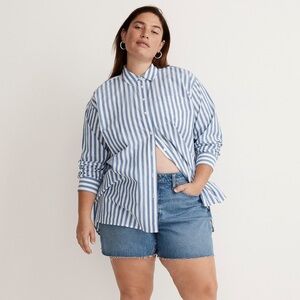 Madewell Perfect Jean Short Curvy Swanset Wash 22W